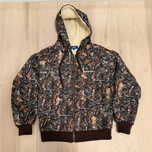Lafayette Real Tree Camo Waffle Liner Zip Up Hoodie